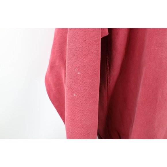 Vintage 80s Champion Reverse Weave XL Thrashed Crewneck Sweatshirt Raspberry USA - Picture 8 of 15